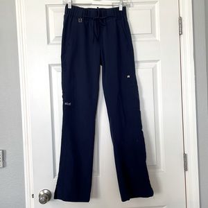 Grey’s Anatomy Signature Scrub Pants XS Navy/ indigo